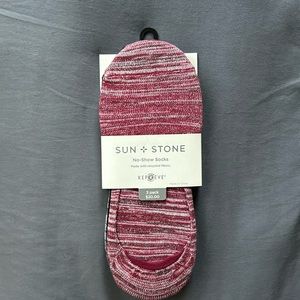 Sun + Stone 3 pack no show socks